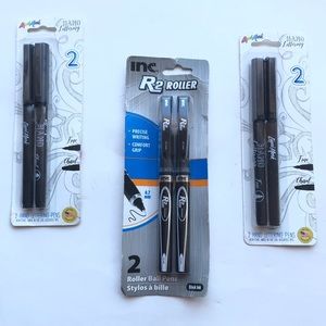Lot of 3 Ink Pens Roller Ball Hand Lettering